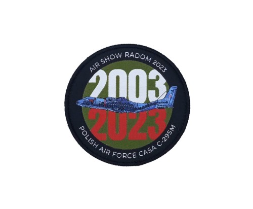 Naszywka AIR SHOW RADOM 2023 CASA C-295M