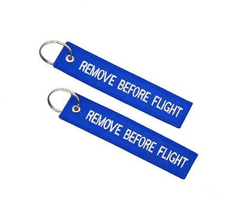 Brelok REMOVE BEFORE FLIGHT Muzeum Lotnictwa Polskiego