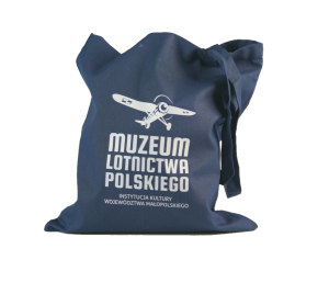 TORBA bawełniana granatowa z Muzeum Lotnictwa Polskiego