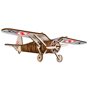 Puzzle 3D samolot PZL P.11C