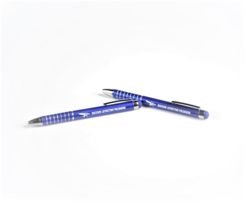 długopis granatowy z Muzeum Lotnictwa Polskiego